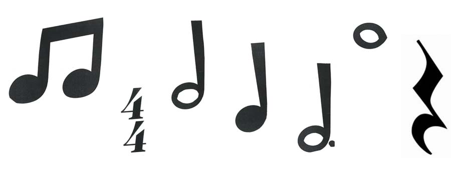 YAM Printable Music Notes