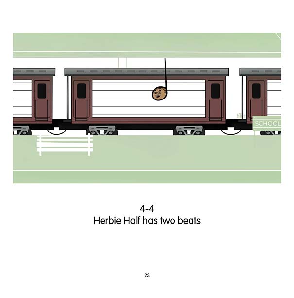 Treble Catches the Rhythm Train Slide 24