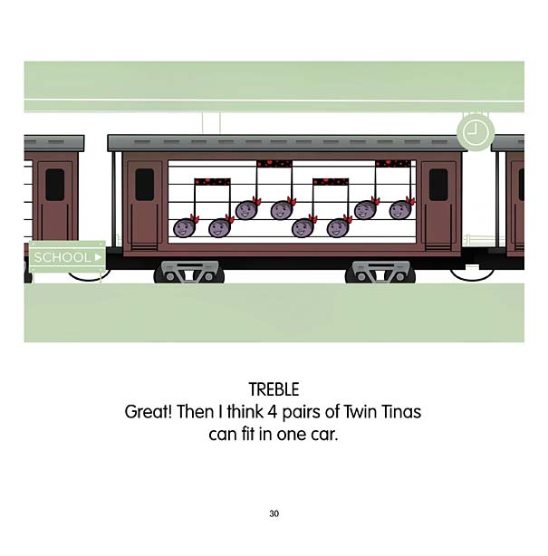 Treble Catches the Rhythm Train Slide 31