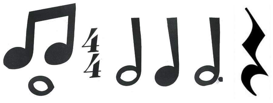 YAM Printable Music Notes